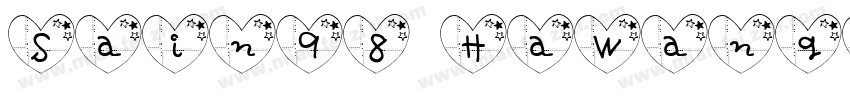 Sain98 HaWangTig Reg字体转换